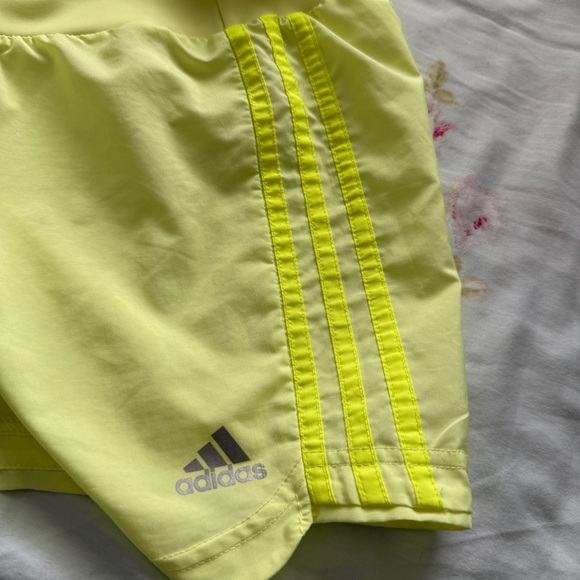 Adidas Neon Yellow Workout Shorts- Size XL - Picture 6 of 6